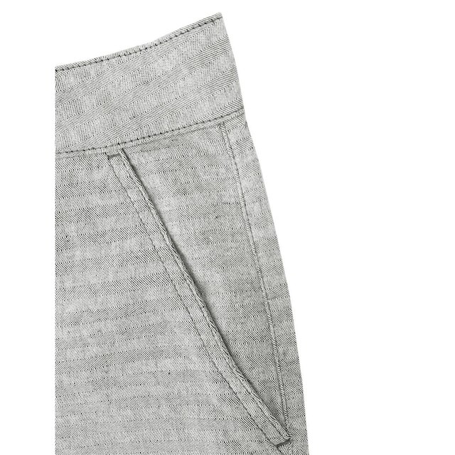 Bermuda Aramis Masculina Chino Fishbone Cinza