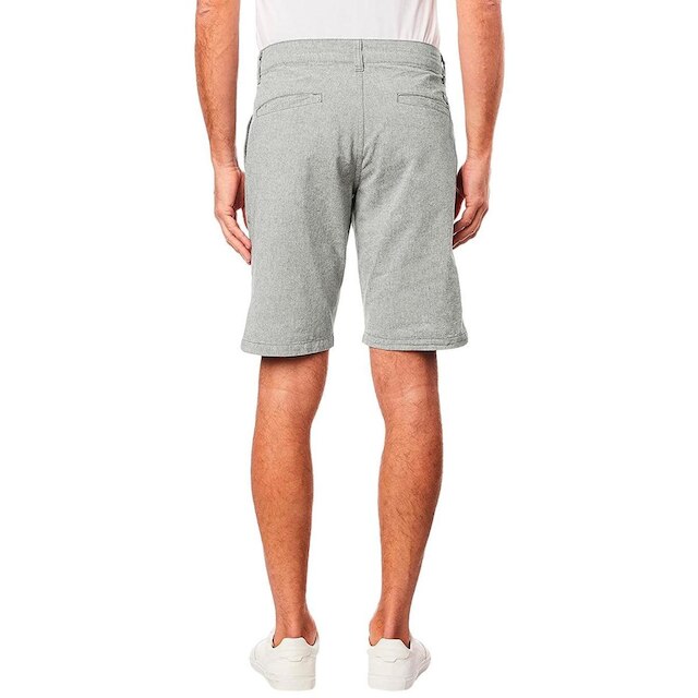 Bermuda Aramis Masculina Chino Fishbone Cinza