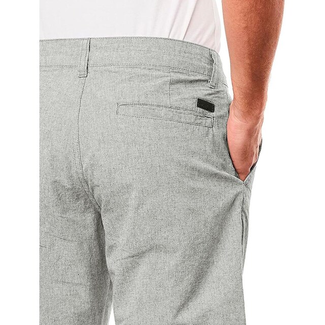Bermuda Aramis Masculina Chino Fishbone Cinza