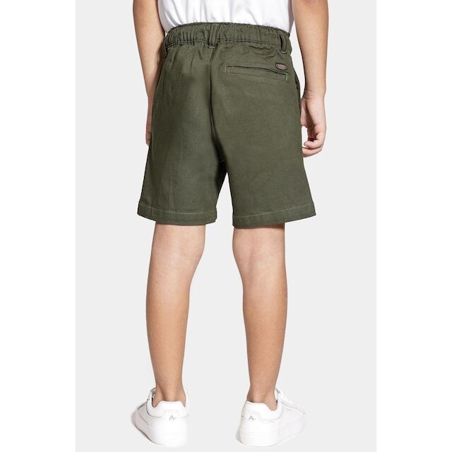 Bermuda Aramis Sarja Chino Maquinetada Verde Militar