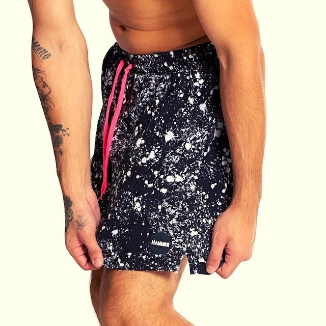 Bermuda Banho Shorts Praia Várias Estampas Qualidade Premium Tactel Com Elastano Hammer