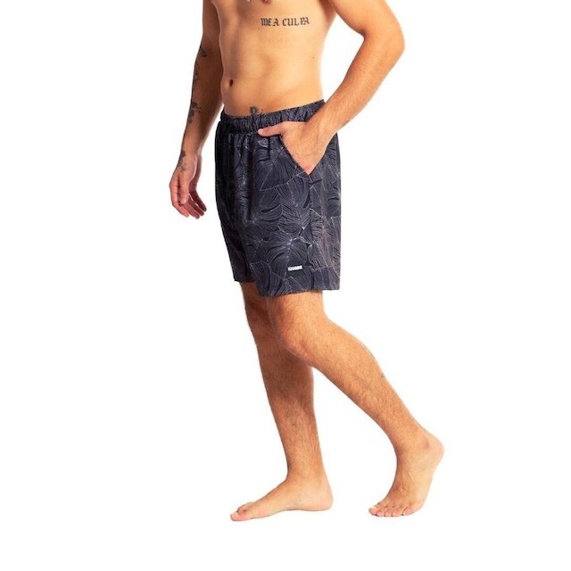 Bermuda Banho Shorts Praia Várias Estampas Qualidade Premium Tactel Com Elastano Hammer