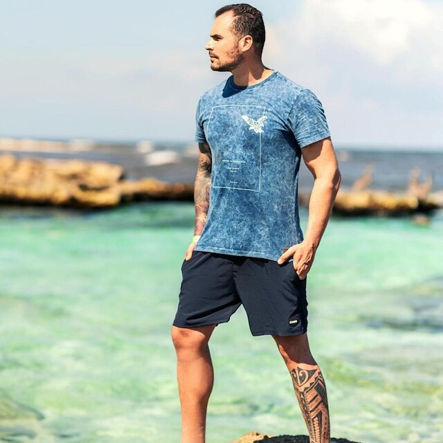 Bermuda Banho Shorts Praia Várias Opções Qualidade Premium Com Elastano Hammer