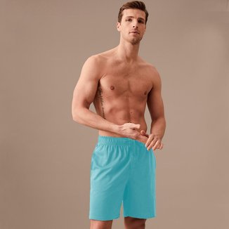 BERMUDA BASICA MASCULINA AZUL CELESTE