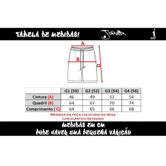 Bermuda Basquete M10 Classic Listrada Aero-Dry Preto