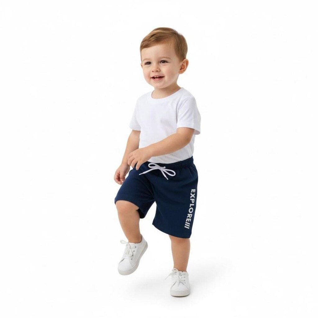 Bermuda Bebê Menino Estampas Arrumadinhos