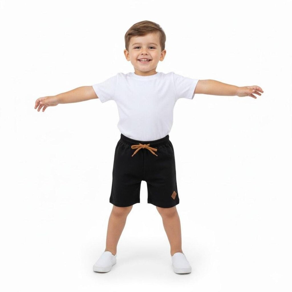 Bermuda Bebê Menino Moletom Arrumadinhos