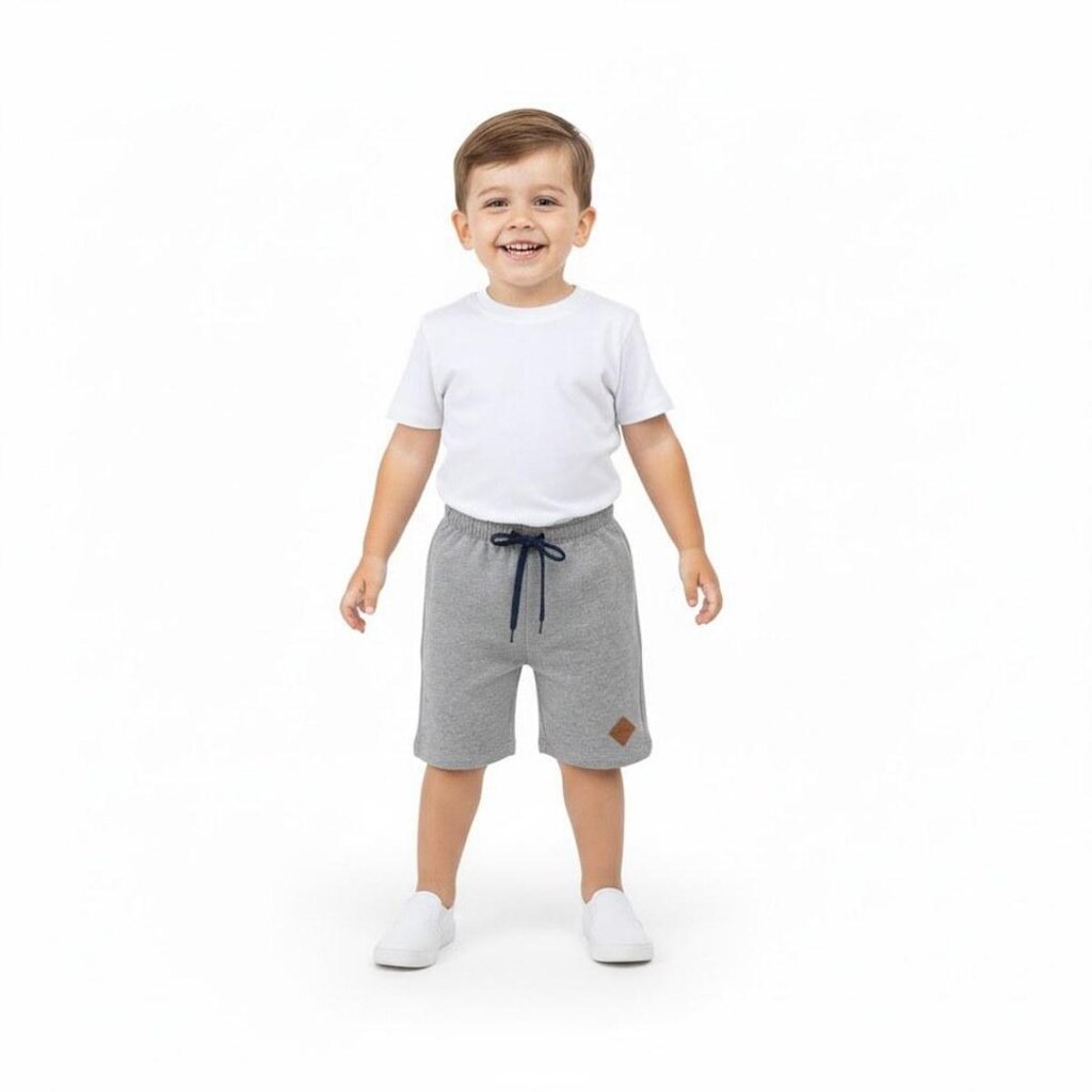 Bermuda Bebê Menino Moletom Arrumadinhos