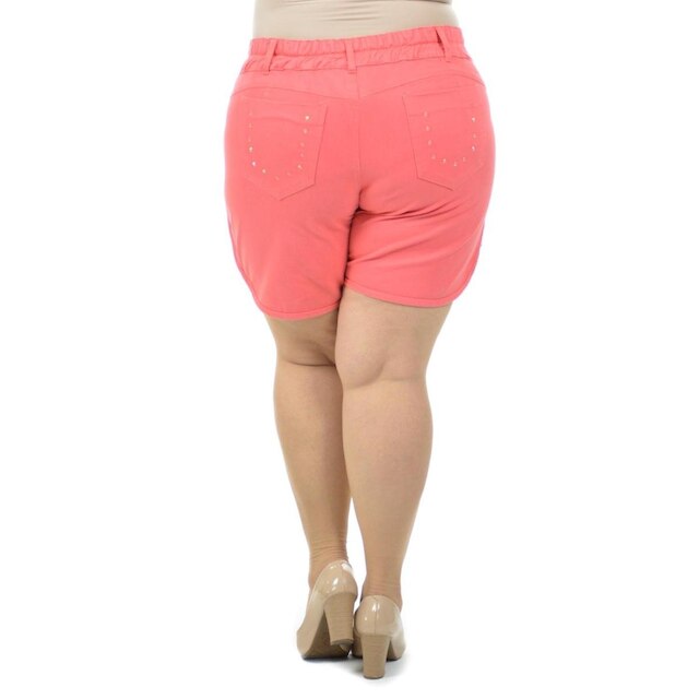 Bermuda bela especial plus size fenomenal Branco 52
