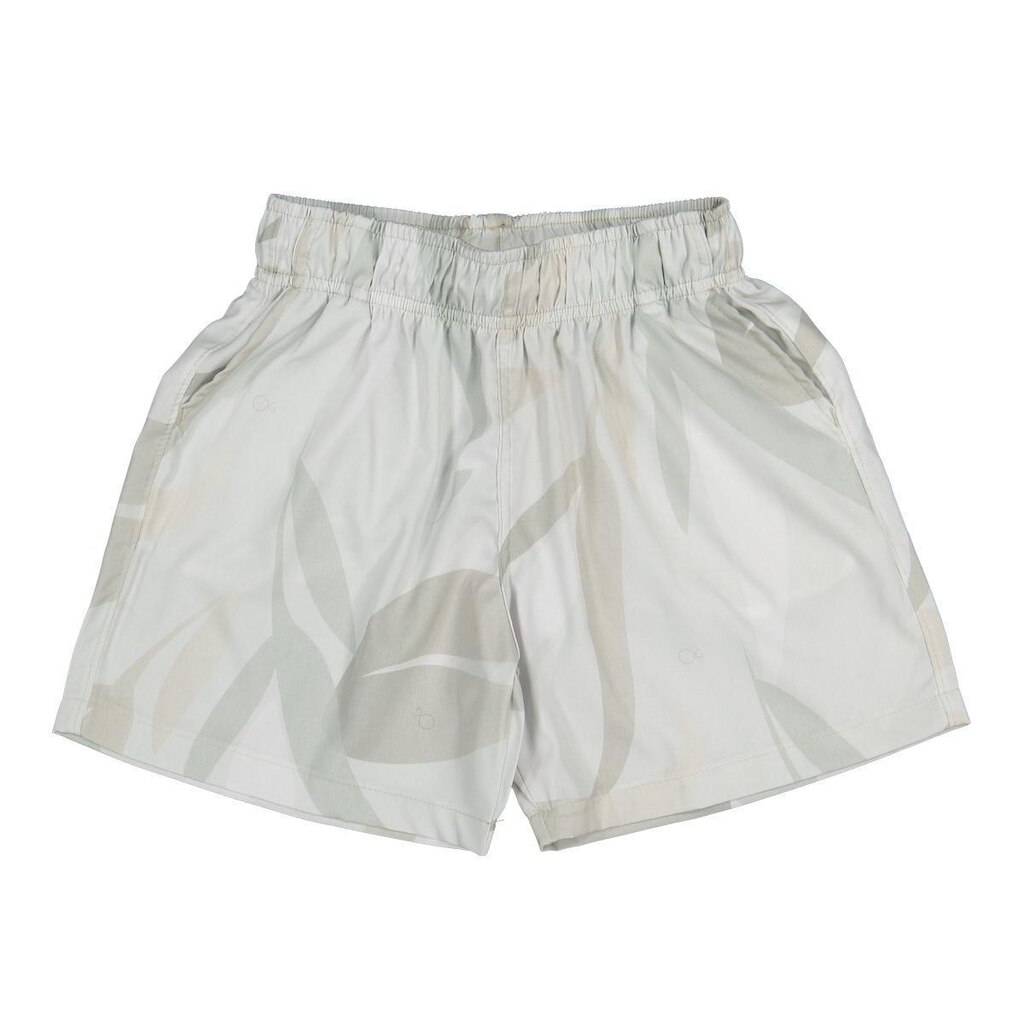 Bermuda Boxer Infantil Tactel Essencial Ogochi Folhas Verde