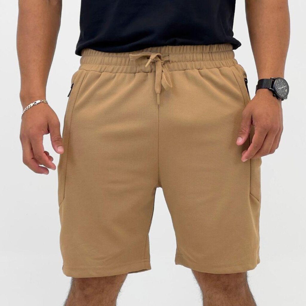 Bermuda Broken Rules em Tecido Masculina