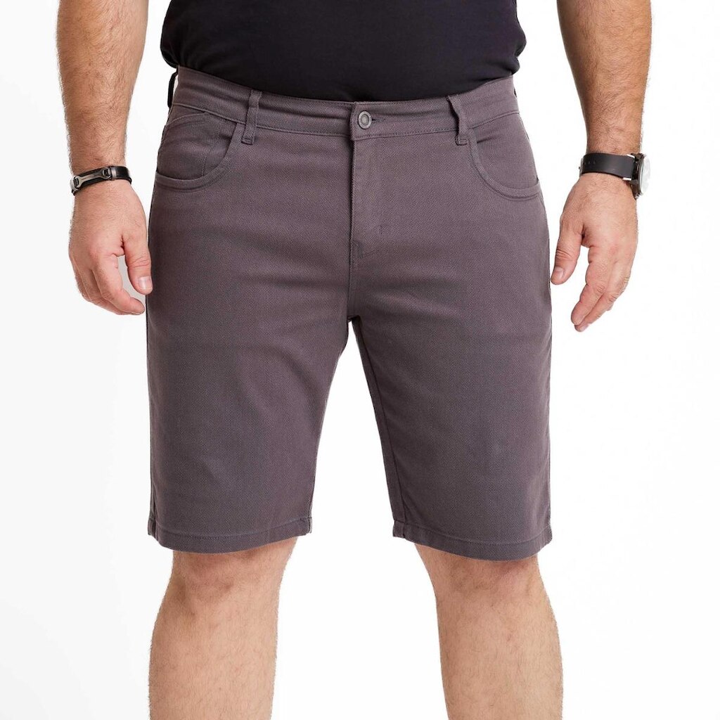 Bermuda California Prime Sarja Cós Bolso Embutido Masculina
