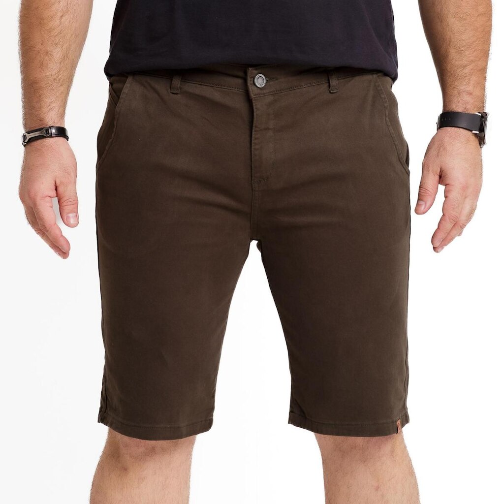 Bermuda California Prime Sarja Cós Bolso Embutido Masculina