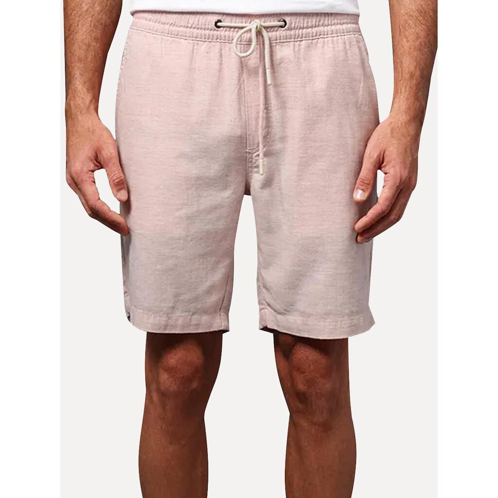 Bermuda Calvin Klein Jeans Masculina Cadarço Cotton Rosa Claro