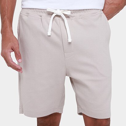 Bermuda Calvin Klein Suedine Soft Lounge Masculina - Masculino