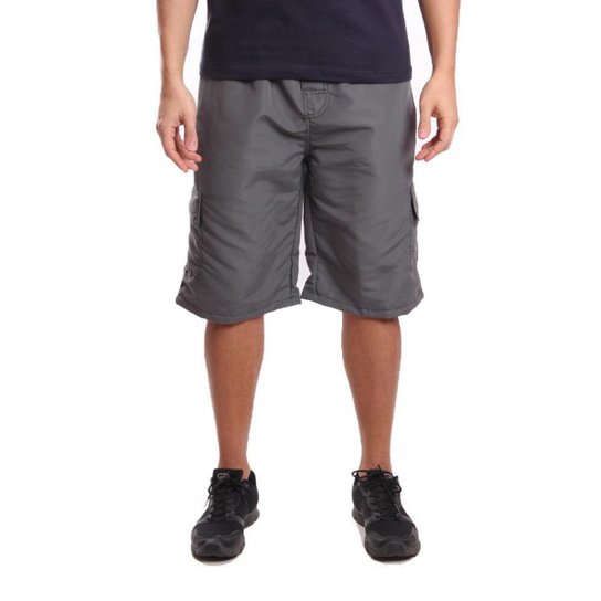 Bermuda Cargo Masculina Ox Silver