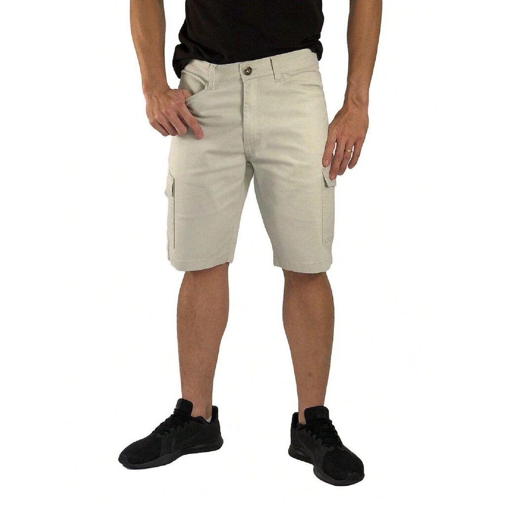 Bermuda Cargo Tradicional Sarja Masculina
