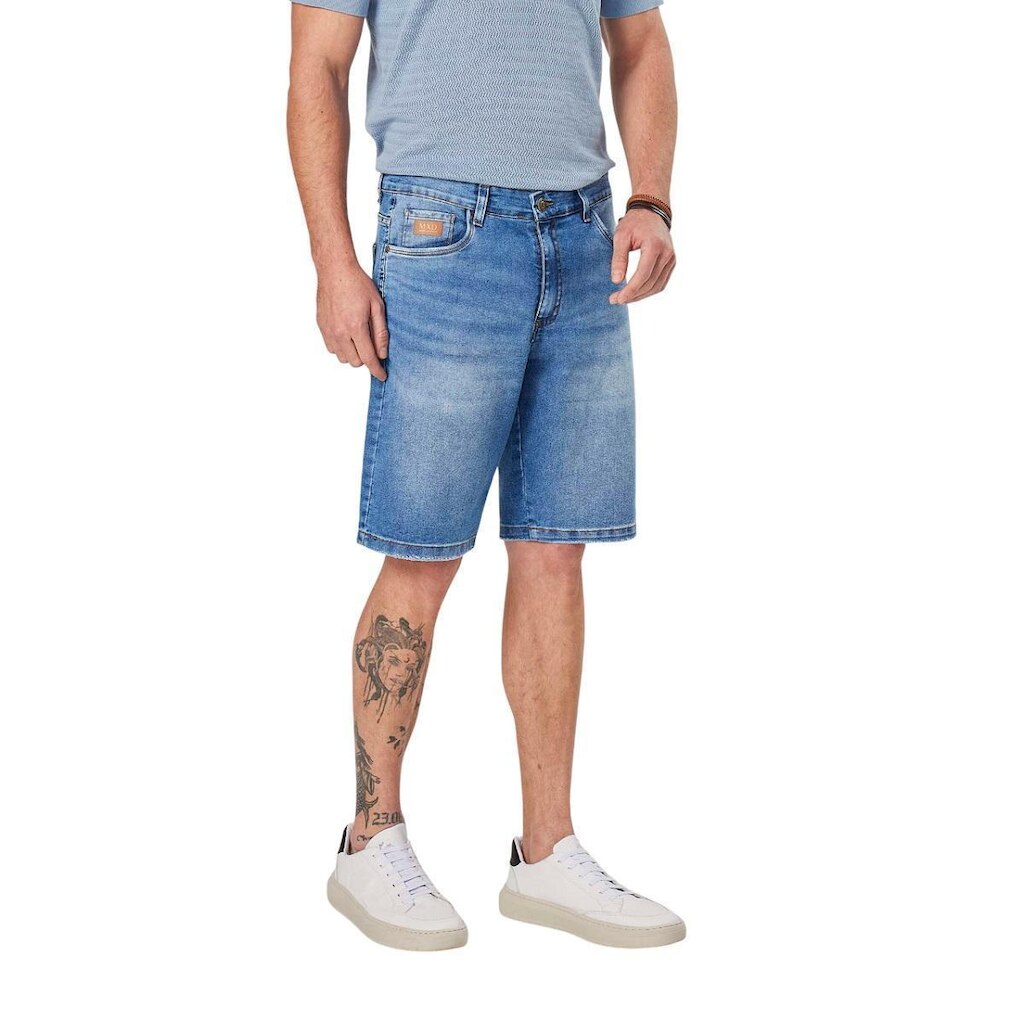 Bermuda Casual Pedal Reta Masculina Max Denim Premium 12079 Jeans