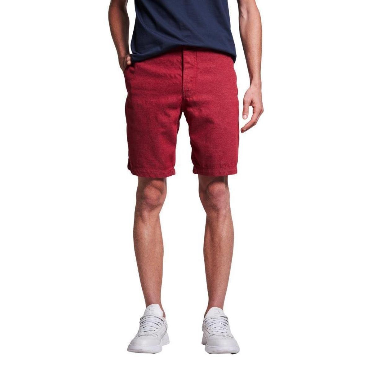 Bermuda Casual Tito Reserva - Bordô Menor preço em Bermuda Casual Tito Reserva - Bordô