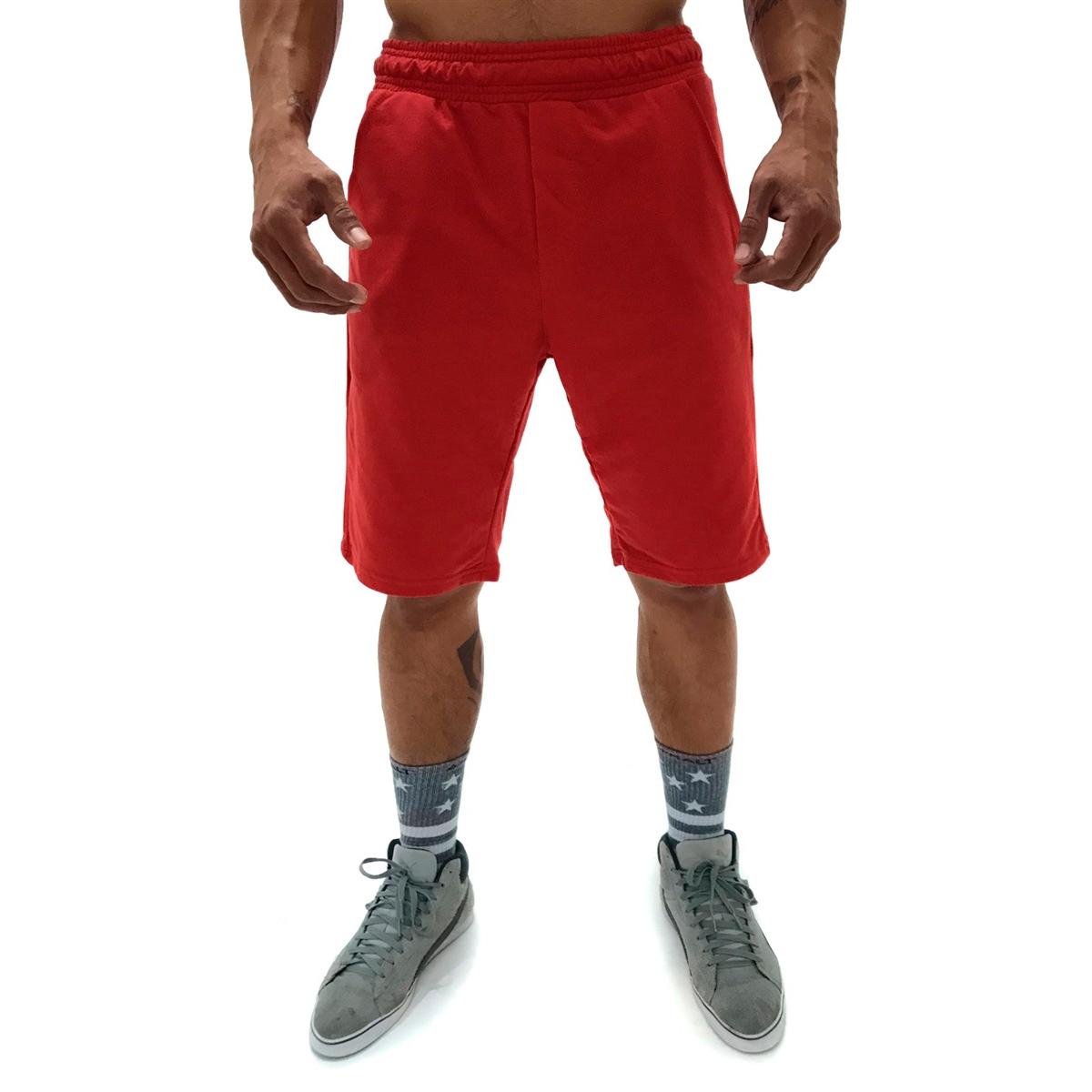 Bermuda Cellos Moletom Basic Masculina Menor preço em Bermuda Cellos Moletom Basic Masculina