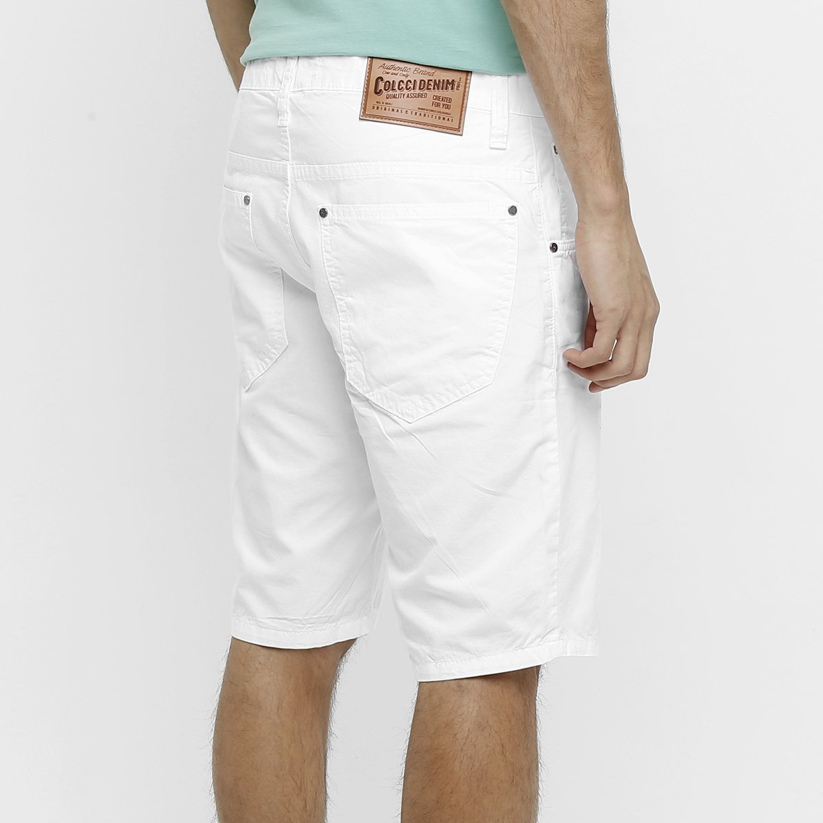 Bermuda Colcci Estampada Branca Cacau Masculino em Promoção | Ofertas na  Americanas