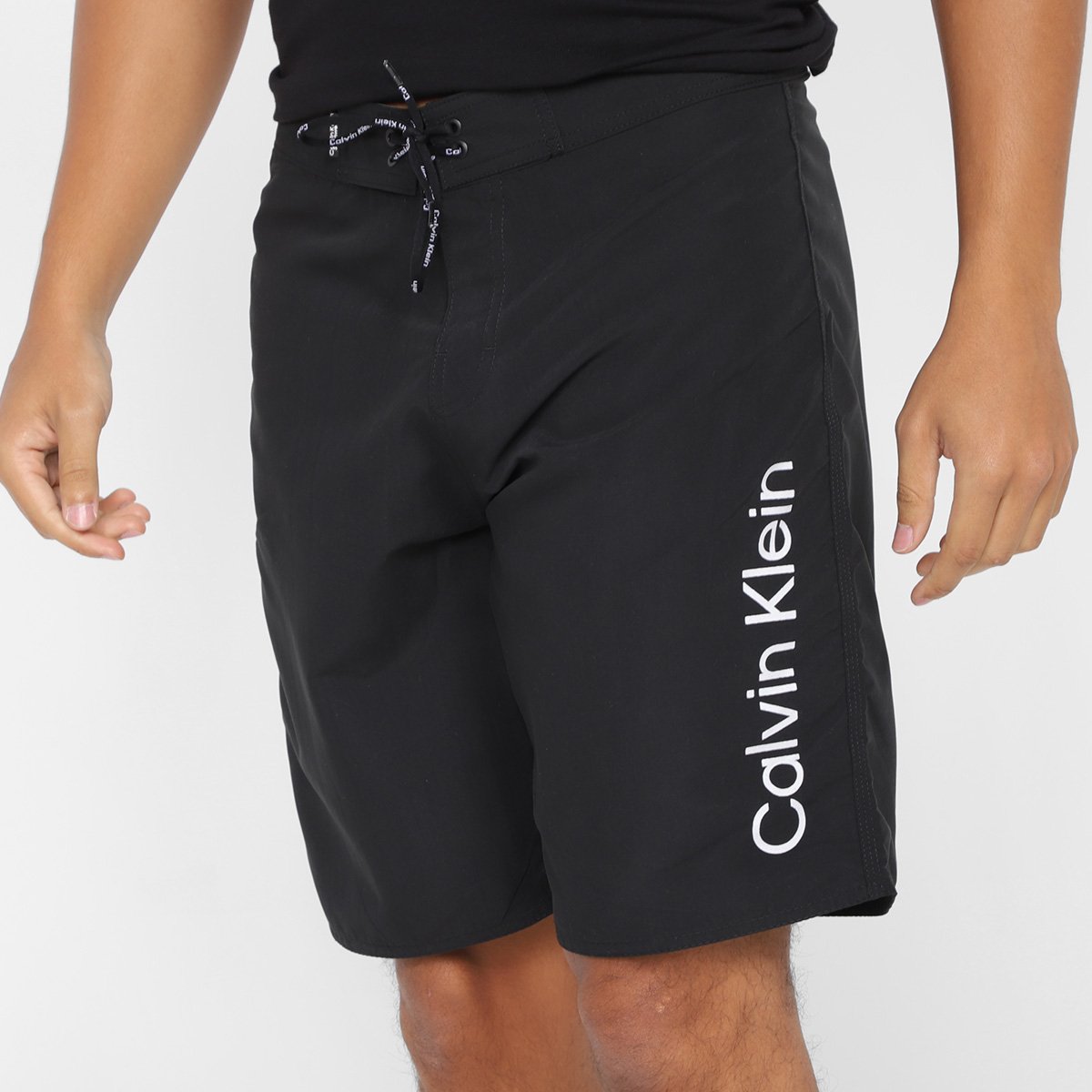 Bermuda D' Água Calvin Klein Liso Micro Básica Masculina Menor preço em Bermuda D' Água Calvin Klein Liso Micro Básica Masculina