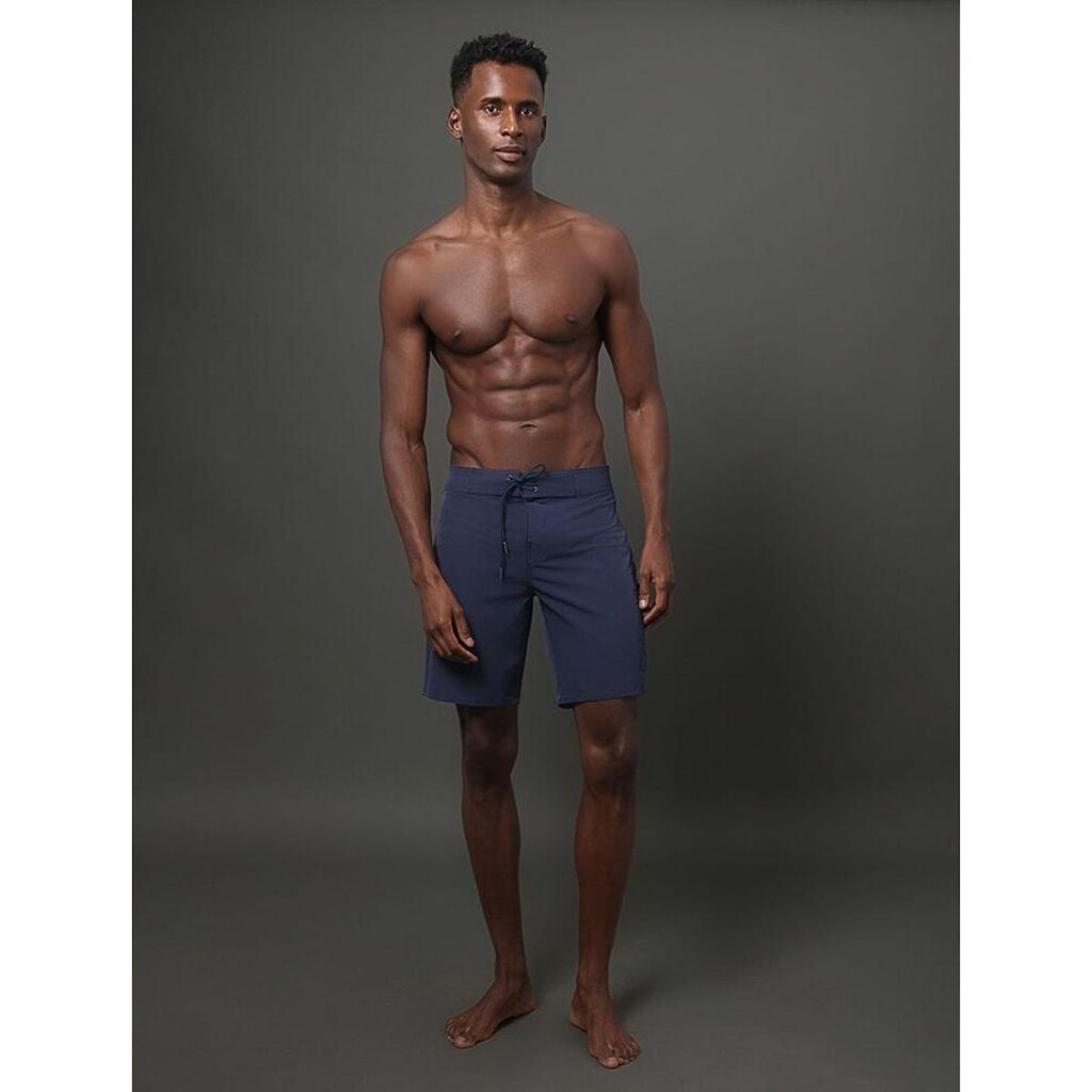Bermuda D'Água Lisa Calvin Klein Swimwear - Marinho
