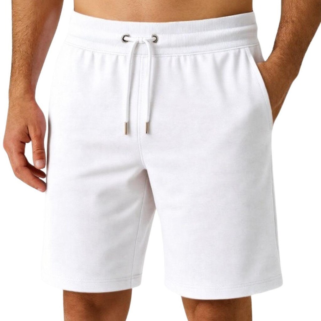 Bermuda de Moletom Casual Masculina Conforto Estilo