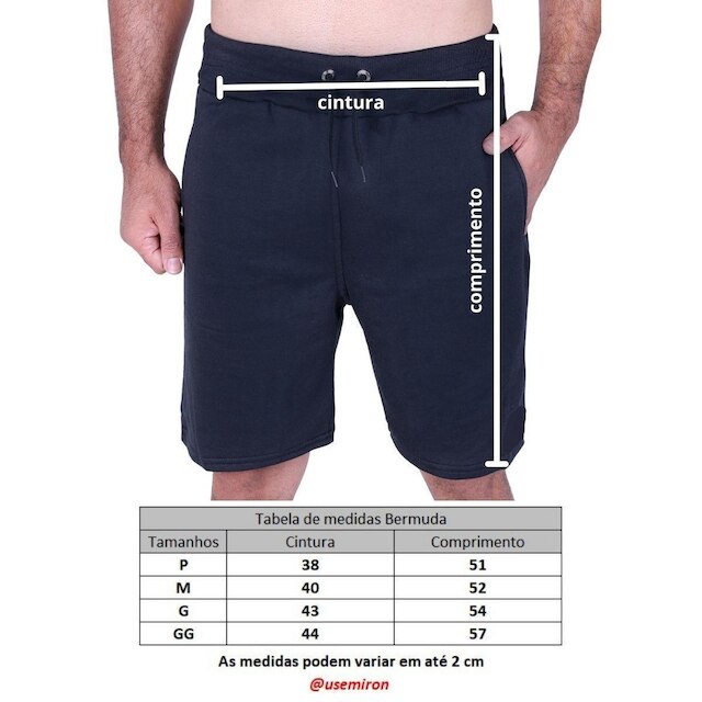 Bermuda De Moletom Masculino Shorts Moleton