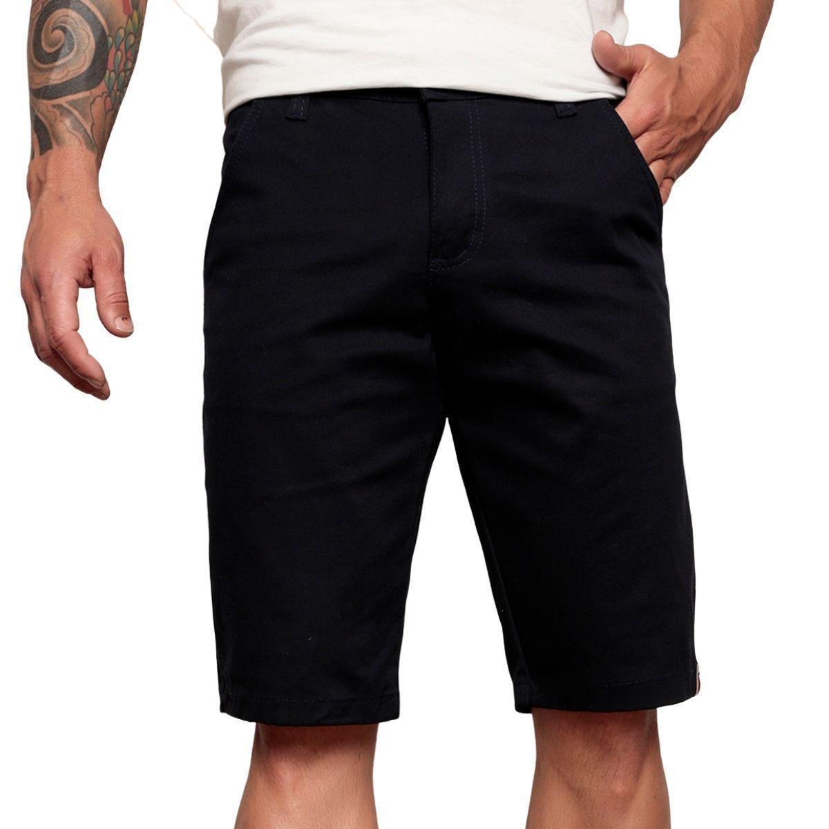 Bermuda De Sarja Masculina Slim Color Alfaiataria Sport Fino Menor preço em Bermuda De Sarja Masculina Slim Color Alfaiataria Sport Fino