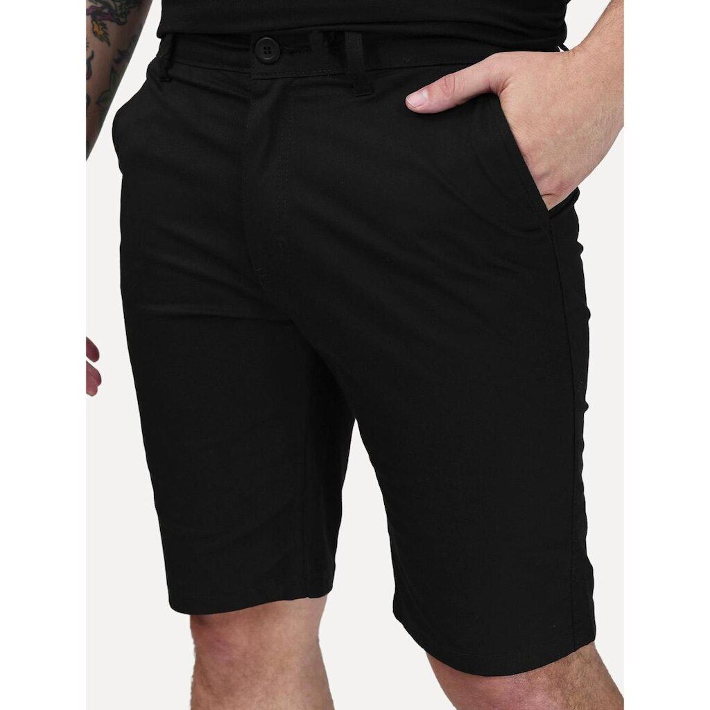 Bermuda Dixen Masculina Sarja Alfa Preta