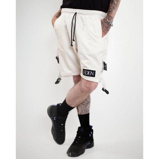 Bermuda Eden Moletom Streetwear Masculina Zattini