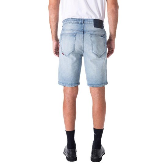 Bermuda Ellus Sprouting Ly Long Masculina Azul Claro Zattini