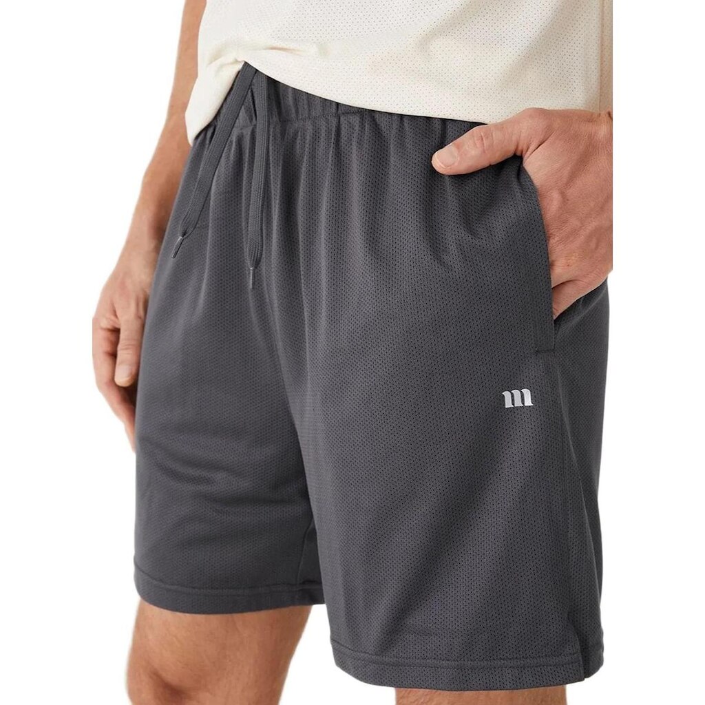 Bermuda Esportiva Malwee Sport 1000131526 Masculina Microfuros Dry Poliester T. P/XGG