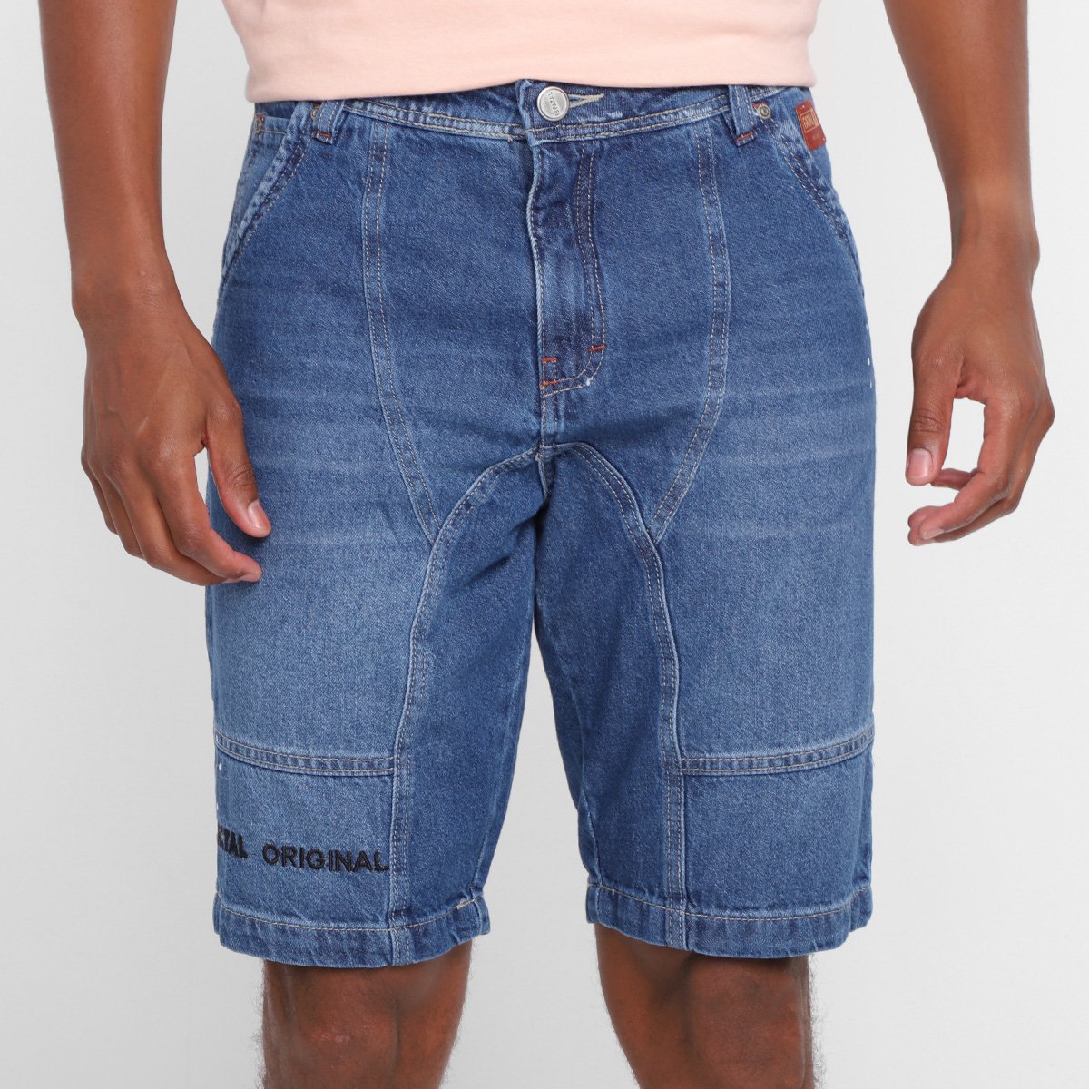 Bermuda Fatal Jeans Sl 26790 Masculina - Azul Menor preço em Bermuda Fatal Jeans Sl 26790 Masculina - Azul