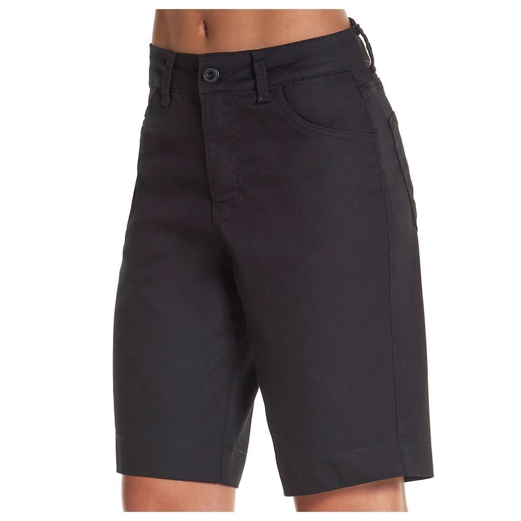 Bermuda Feminina Gatos e Atos Jorts Sarja Preta - G2471