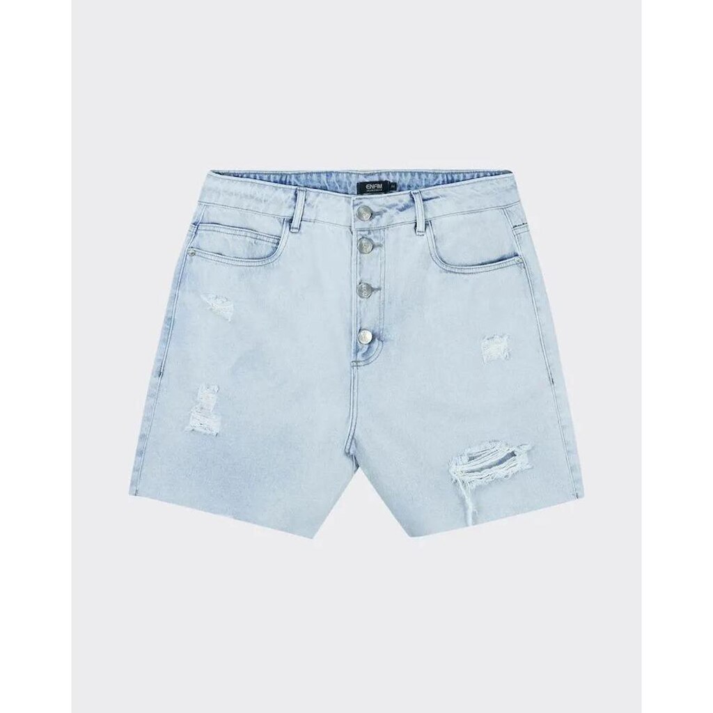 BERMUDA FEMININA MOM EM JEANS - ENFIM