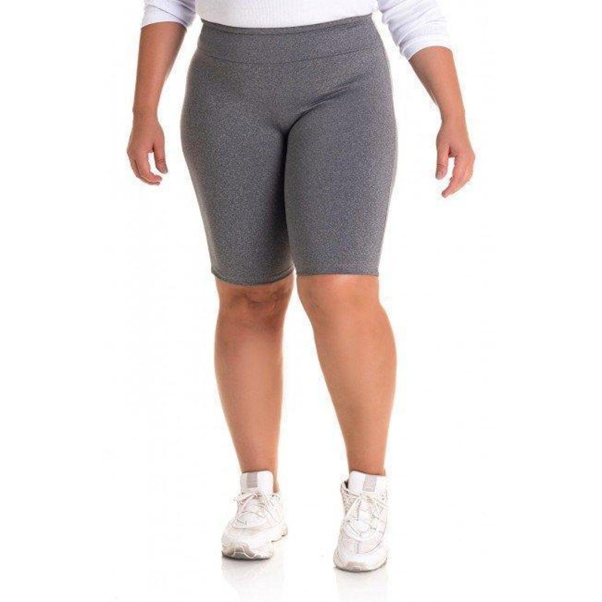 Menor preço em Bermuda Feminina Plus Size Modelo Ciclista Zero Transparência - Serena