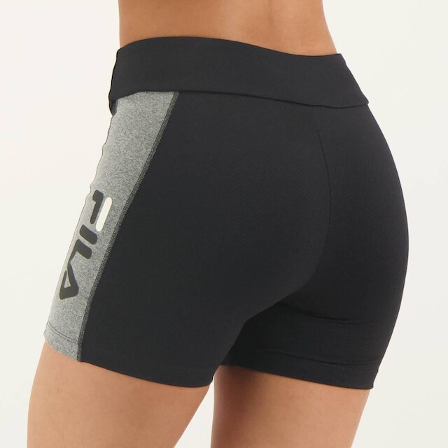 Bermuda Fila Letter Fit Feminina Preta