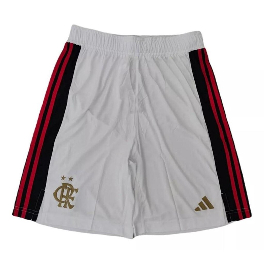 Bermuda Flamengo Basquete Branca Unif 2 2023 adidas IR9487