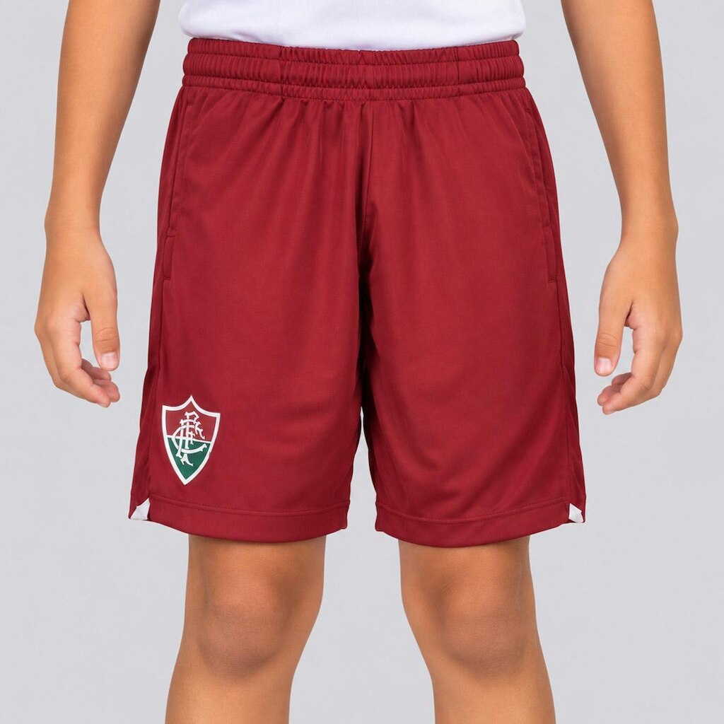 Bermuda Fluminense Teia Juvenil Bordô