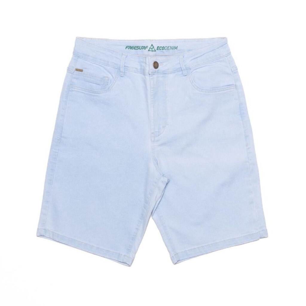 Bermuda Freesurf Walk Jeans Peak Azul Claro