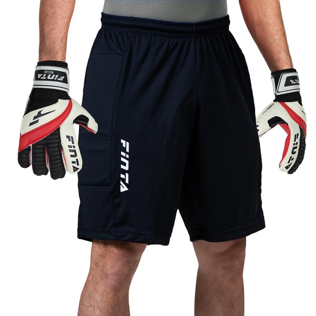 Bermuda Goleiro Finta Profissional Proteção Extra Espumas Adulto
