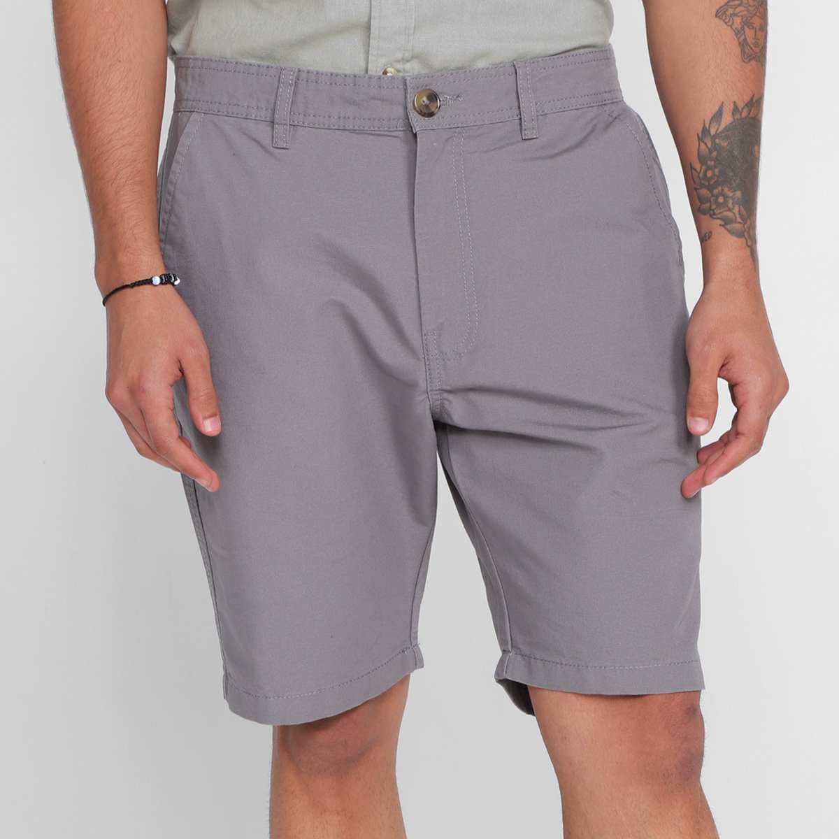 Bermuda Hering Lisa Masculina - Cinza é ruim? Bermuda Hering Lisa Masculina - Cinza é boa?