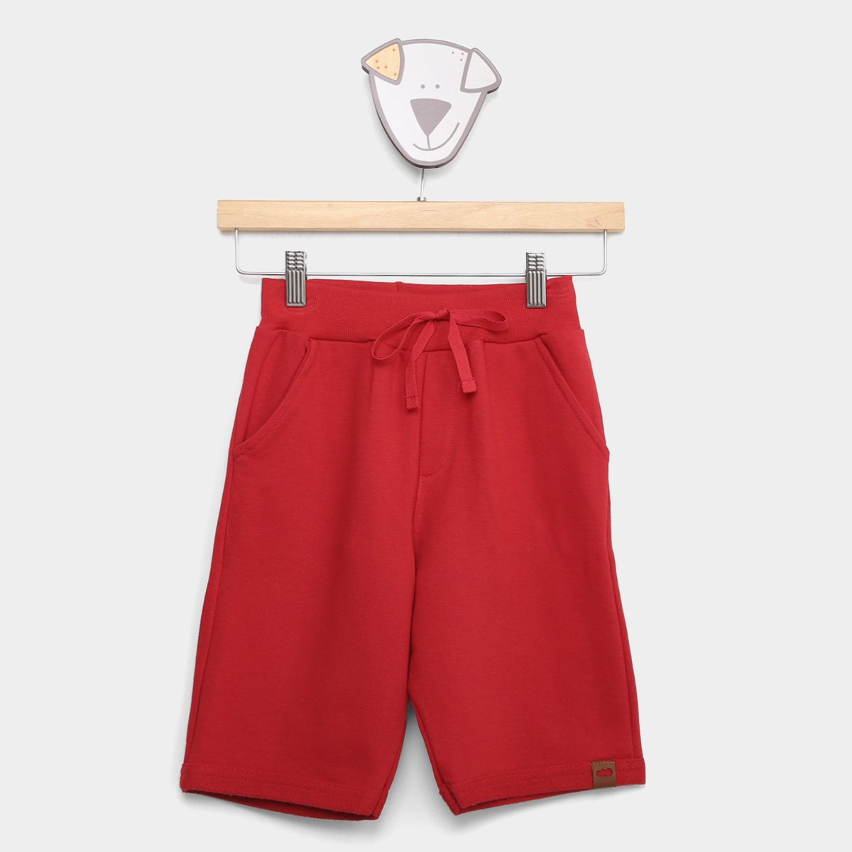 Bermuda Infantil Marlan Menino - Vermelho Menor preço em Bermuda Infantil Marlan Menino - Vermelho