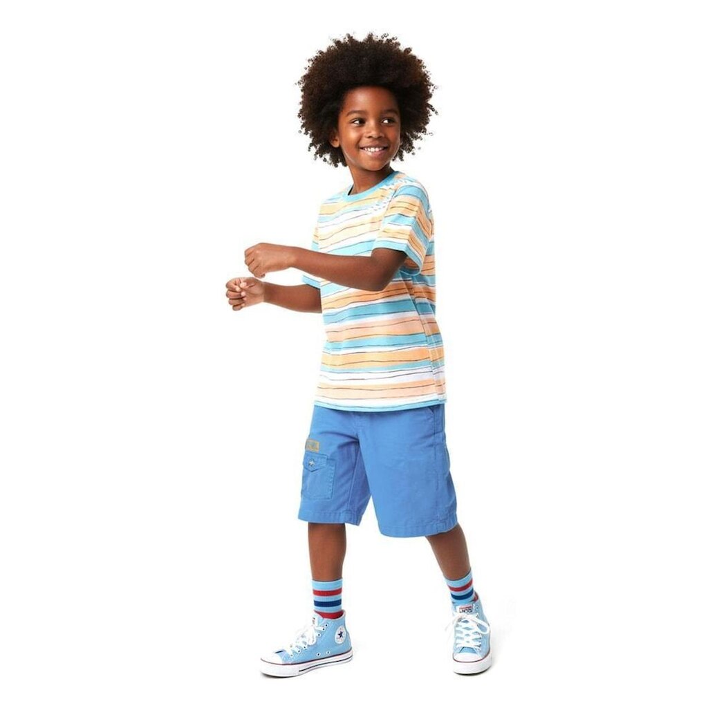 Bermuda Infantil Menino Aulinha de Surf Alphabeto Indigo