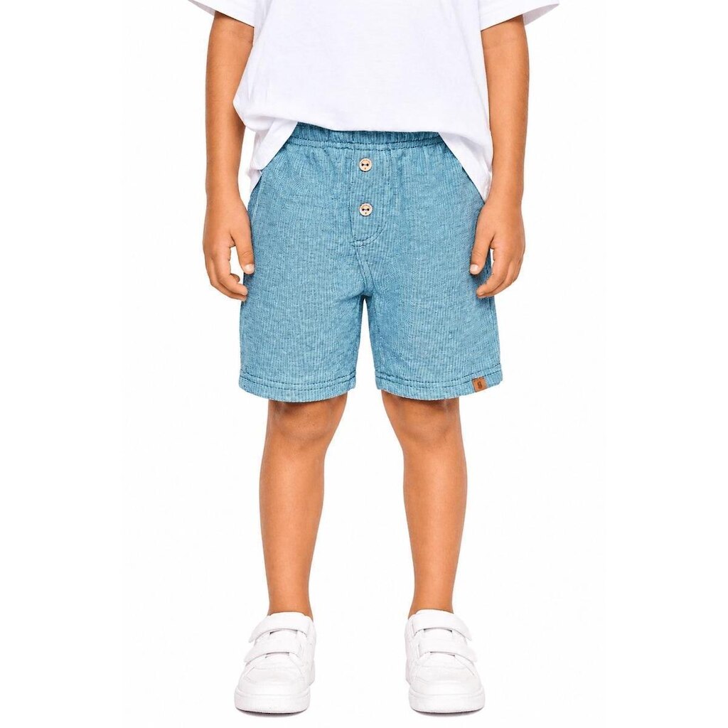 Bermuda Infantil Menino Basiquinho Alphabeto Marinho