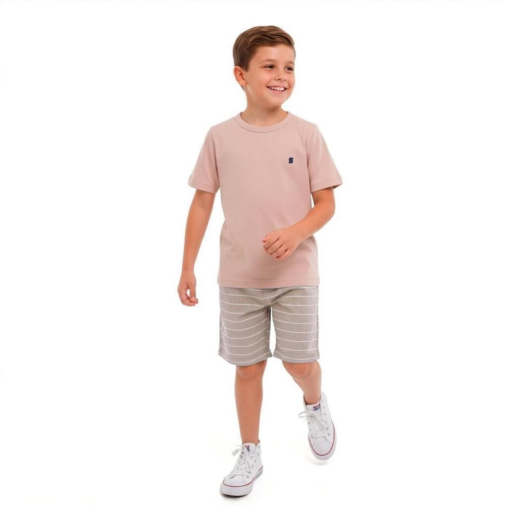 Bermuda Infantil Menino Basiquinho Fun Alphabeto