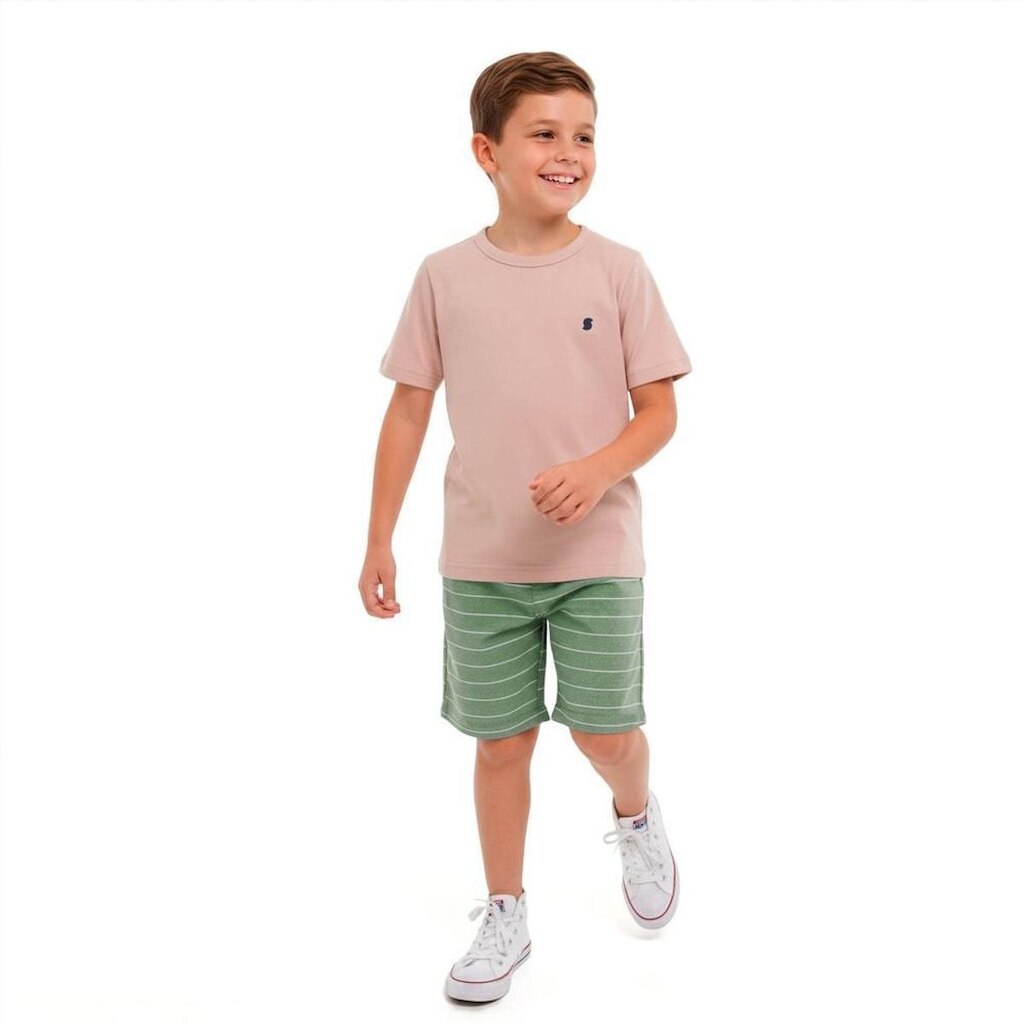 Bermuda Infantil Menino Basiquinho Fun Alphabeto