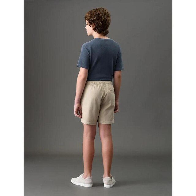 Bermuda Infantil Menino Curta Paper Calvin Klein Caqui